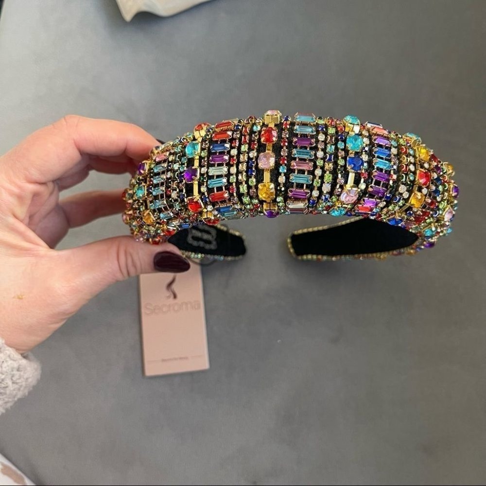 NWT Secroma hand made crystal headbands - Picture 3 of 9
